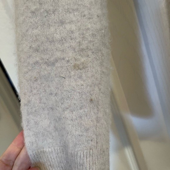 Pure Collection Beige 100% Cashmire Sweater | Women’s Size 12 - Picture 6 of 9